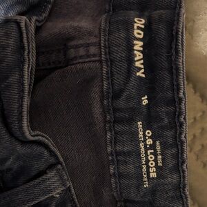 Old Navy Dark Blue High-Rise Jeans